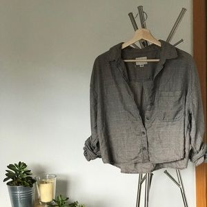 Cropped Flannel -  American Eagle